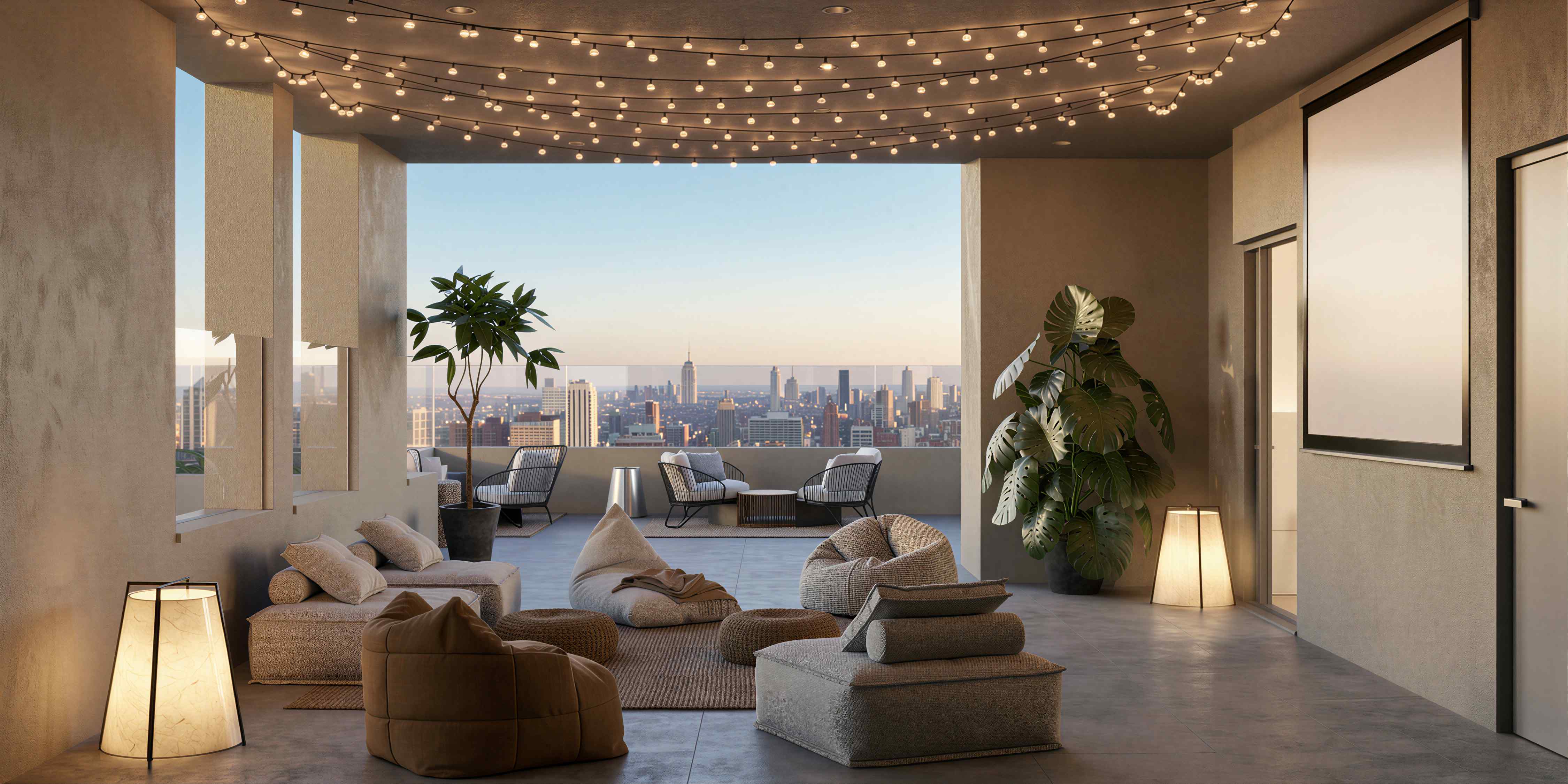 The Parisian Astoria lobby and amenities